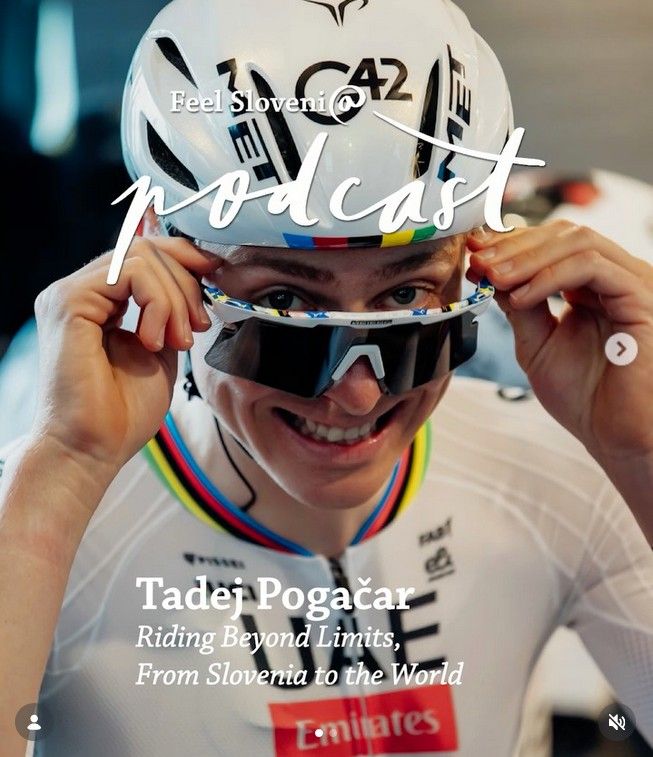 Sport icon Tadej PogaÄŤar promotes cycling tourism in Slovenia
