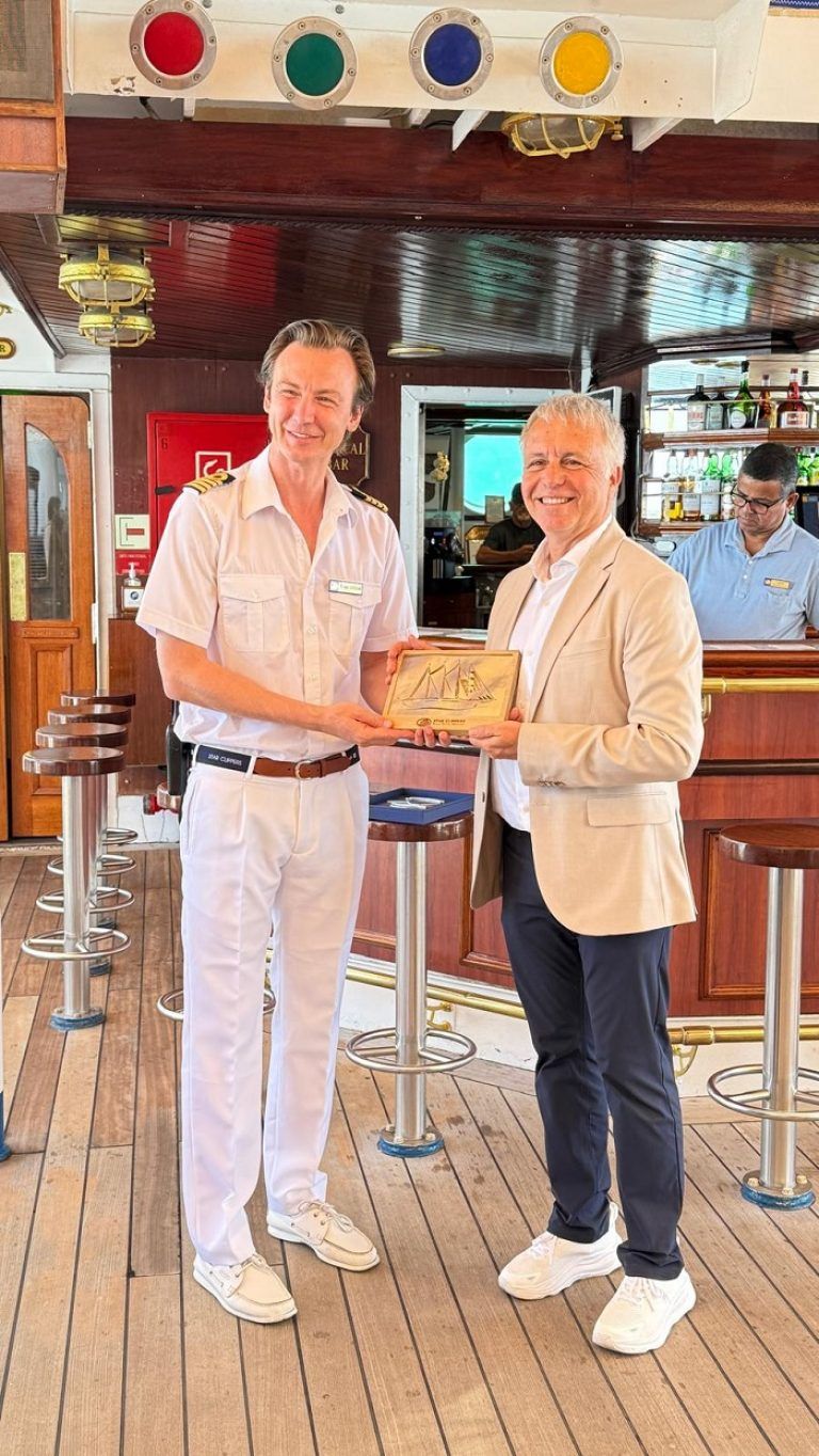 Star Clipper makes history as first cruise ship ever to call at Barletta, Italy