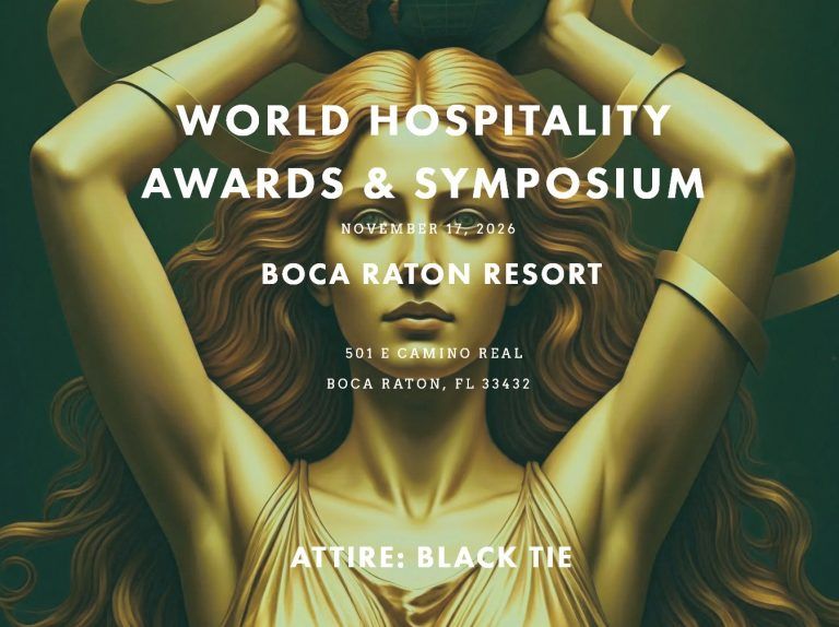 World Hospitality Symposium to celebrate the world of hospitality on November 17, at The Boca Raton, Florida