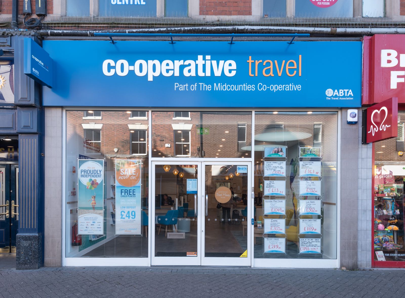 co op travel agent stafford