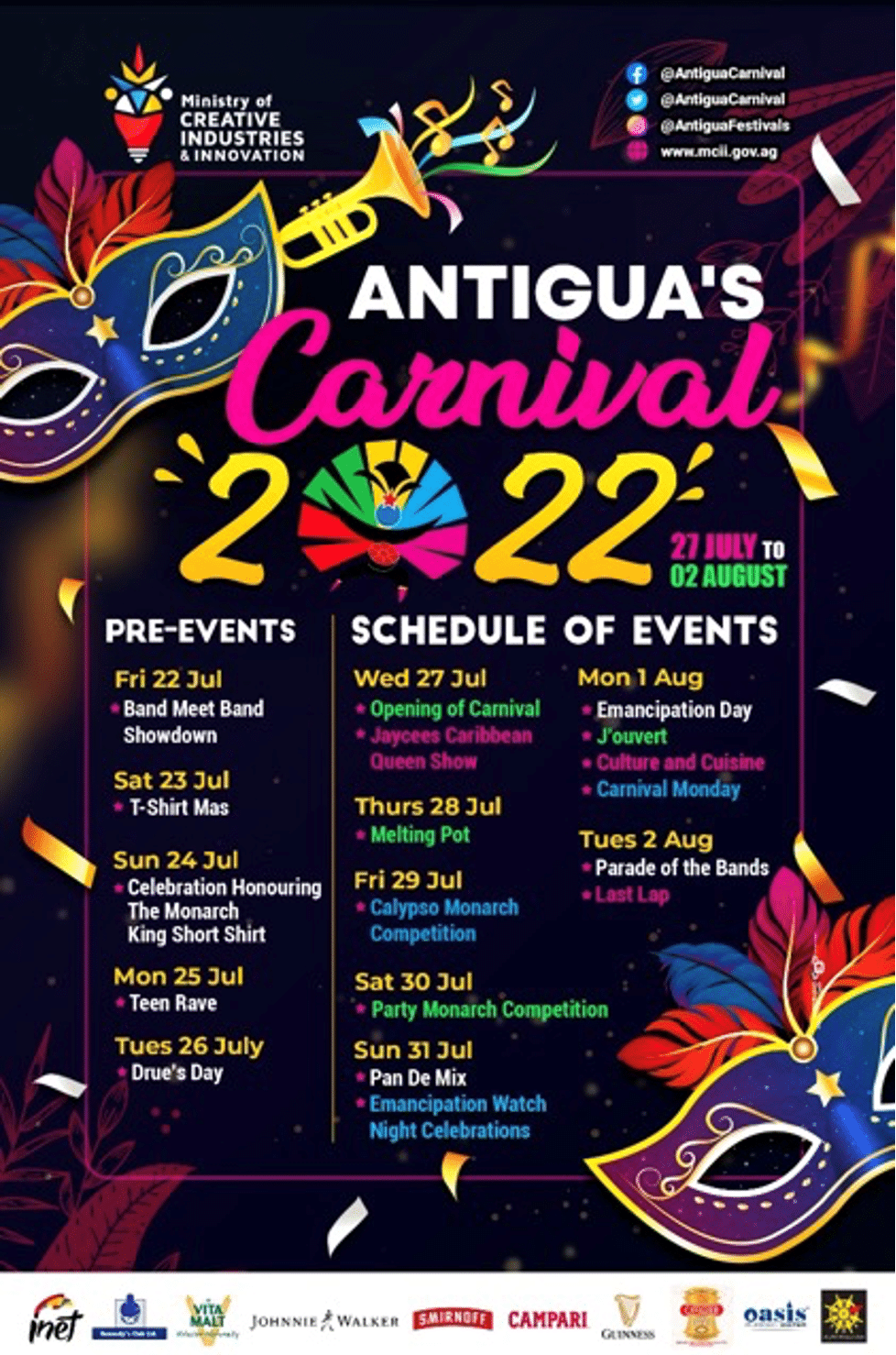 Antigua & Barbuda : Carnival is Back!