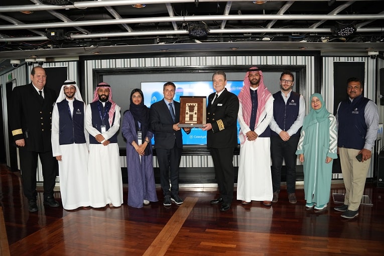 Cruise Saudi welcomes Celestyal on its maiden call to Jeddah with plaque exchange