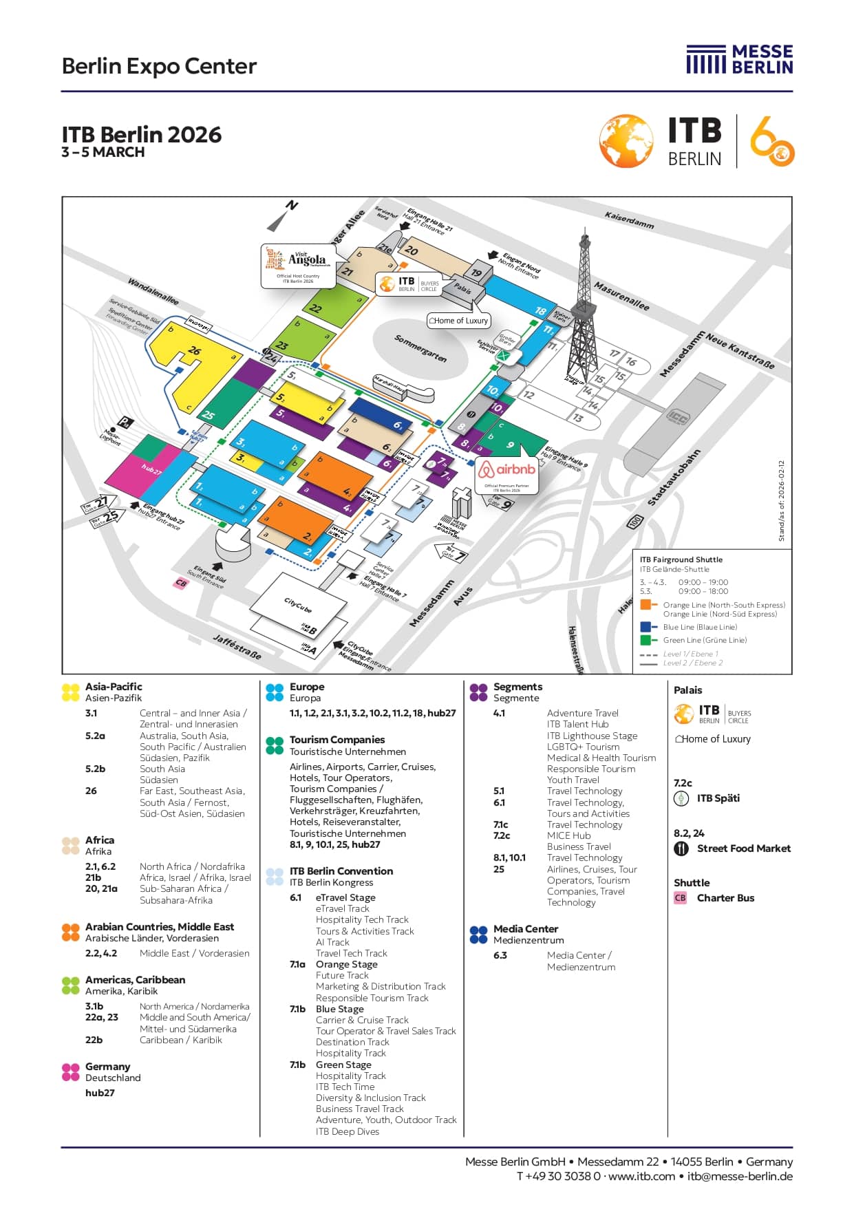 ITB Berlin 2026 — Hall Plan
